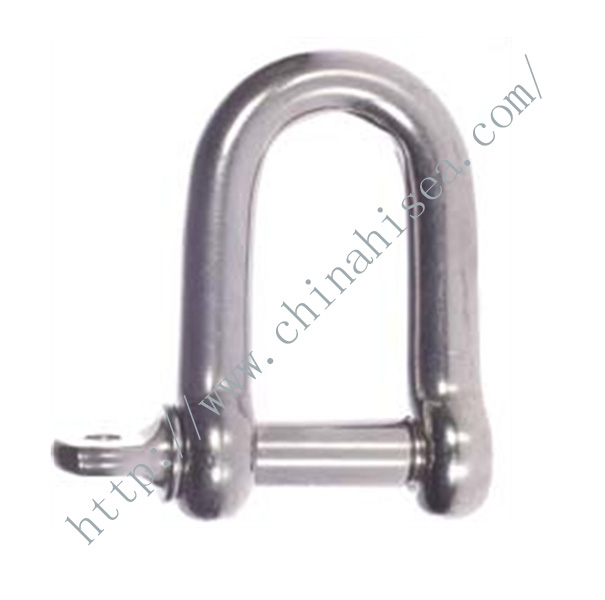 Stainless Steel Dee Shackles with Screw Pin