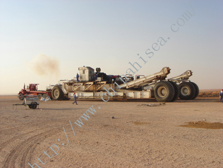 Electric Trailer-mounted Drilling Rig - on Site.jpg