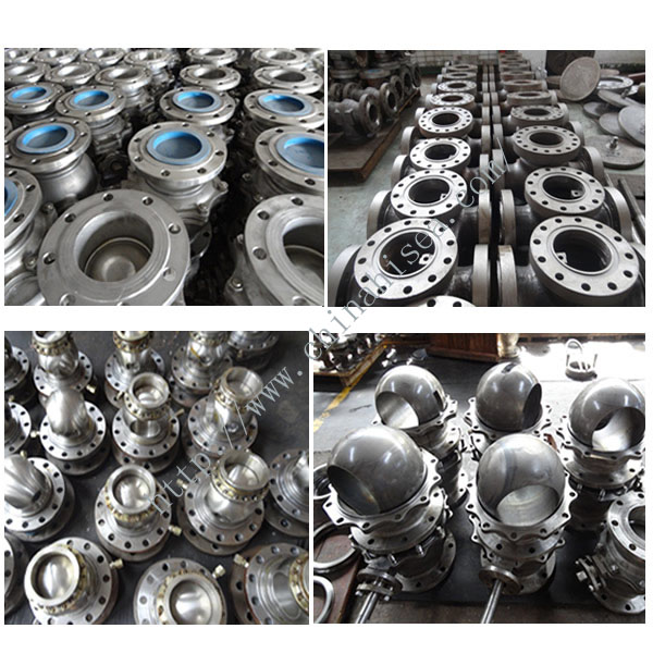 All kinds of different types ball valve in factory