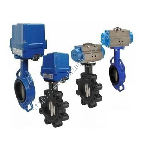 Electric Control Butterfly Valves In Warehouse
