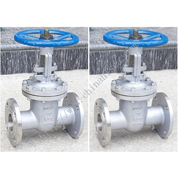Flange Stainless Steel Gate Valve In Factory 