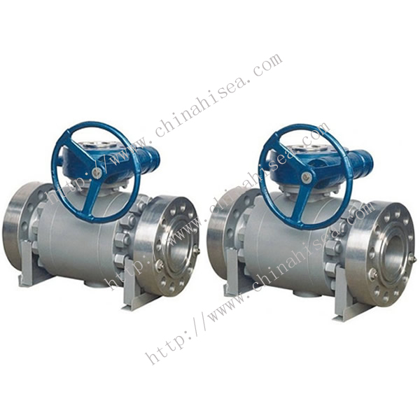 Three Parts Trunnion Ball Valve Finished