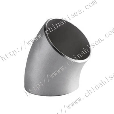 45° stainless steel elbow long radius ASME/ANSI B16.9