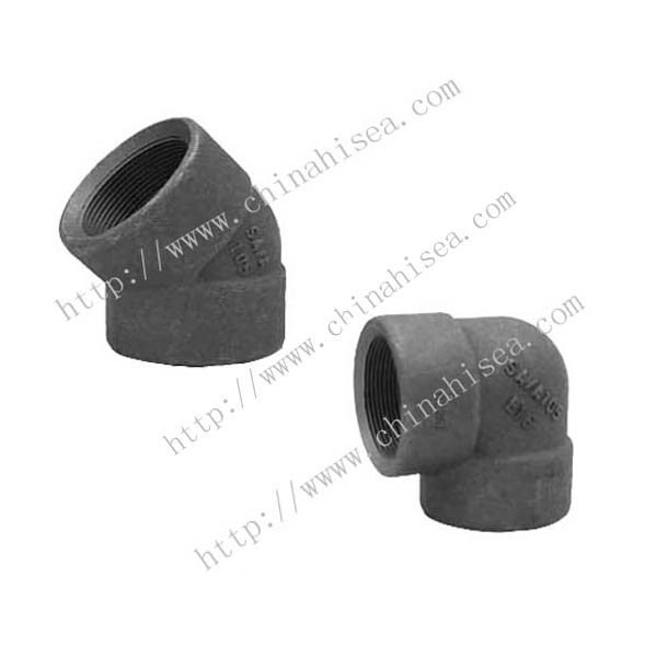 Forged steel class 2000 threaded elbows
