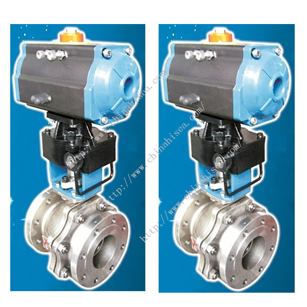 The pictures of O Type Ball Valve