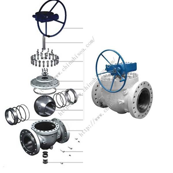 Natural Gas Ball Valve Each Part