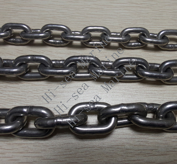 Stainless Steel Studless Link Anchor Chain 